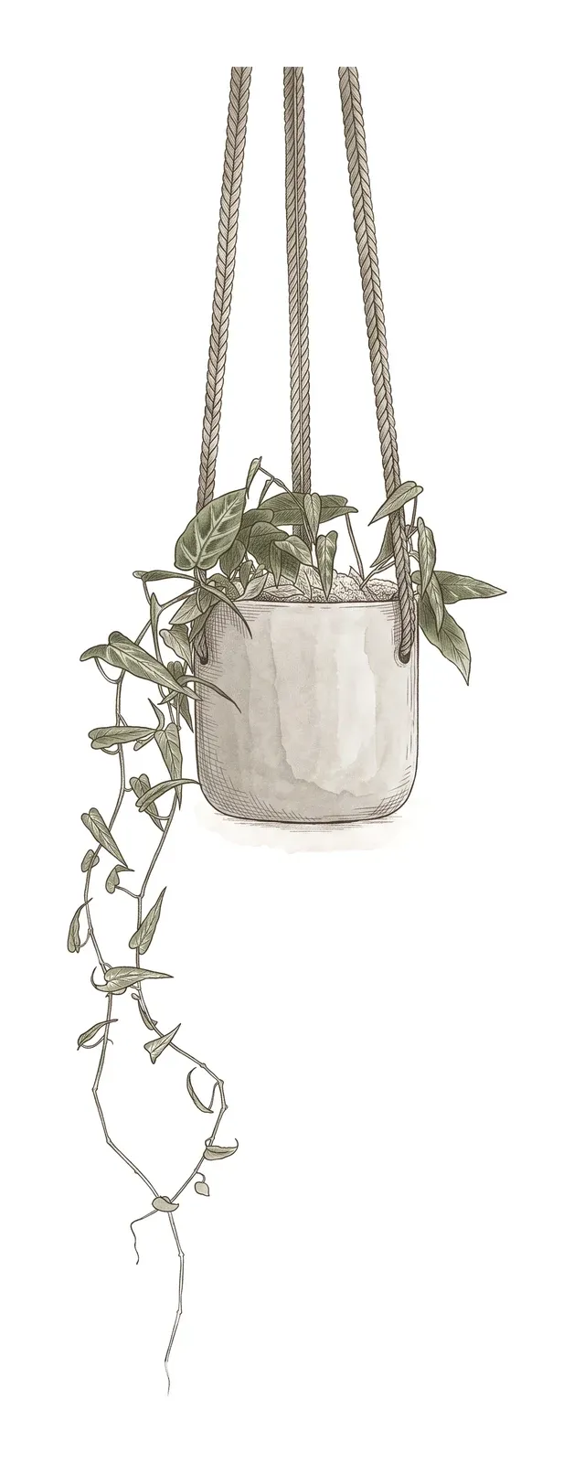 アマゾニカ（CISSUS AMAZONICA）のイラスト
